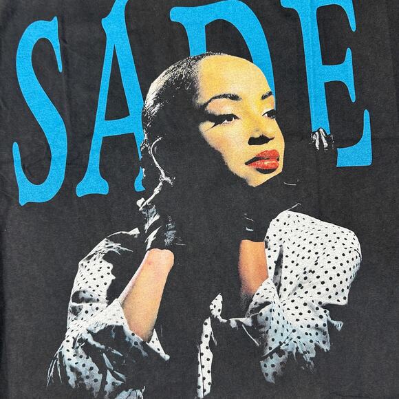 Vintage Sade Lovers Rock Size Extra Large XL Black Single Stitch Reprint T-Shirt - Picture 4 of 8